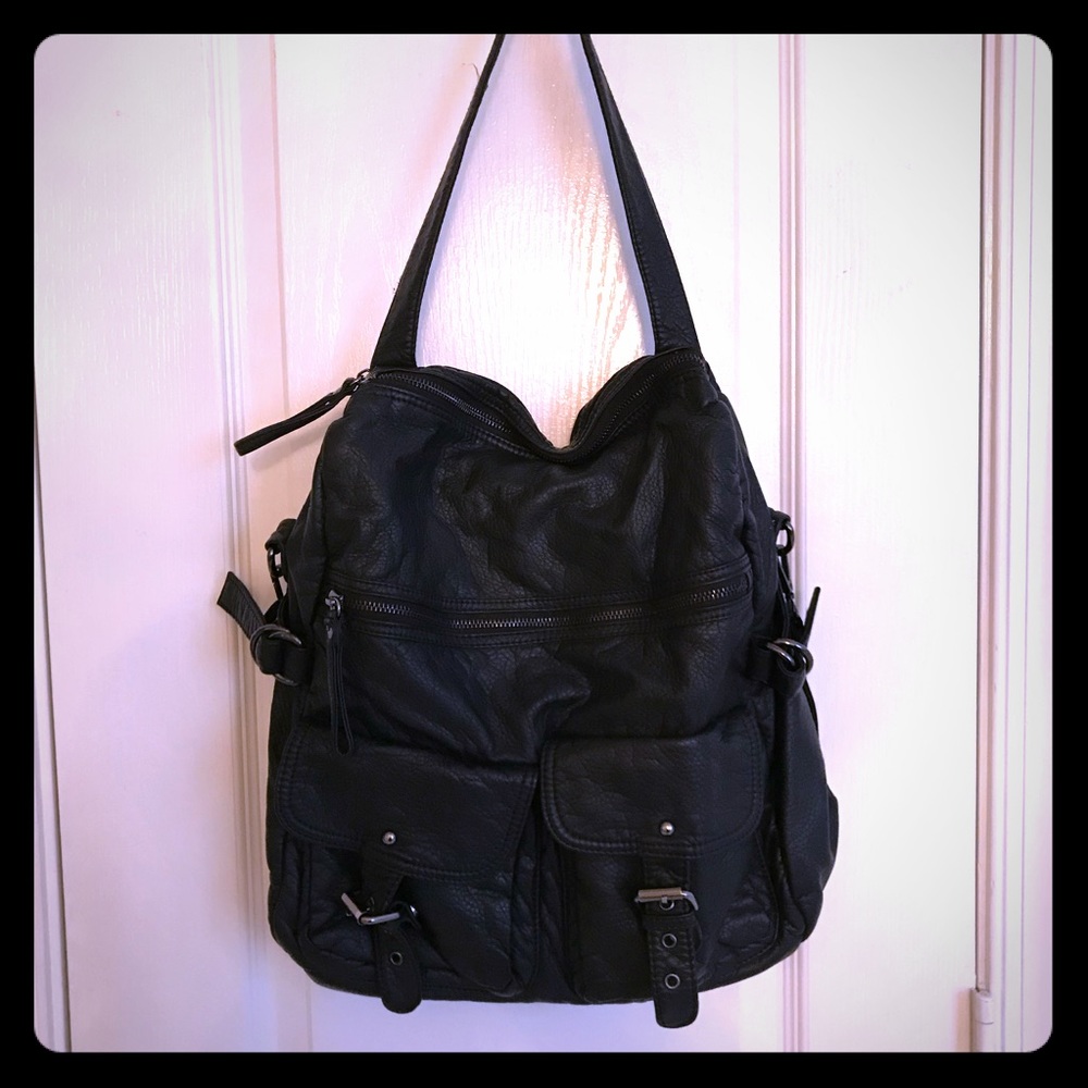 Black Bag Vegan Leather